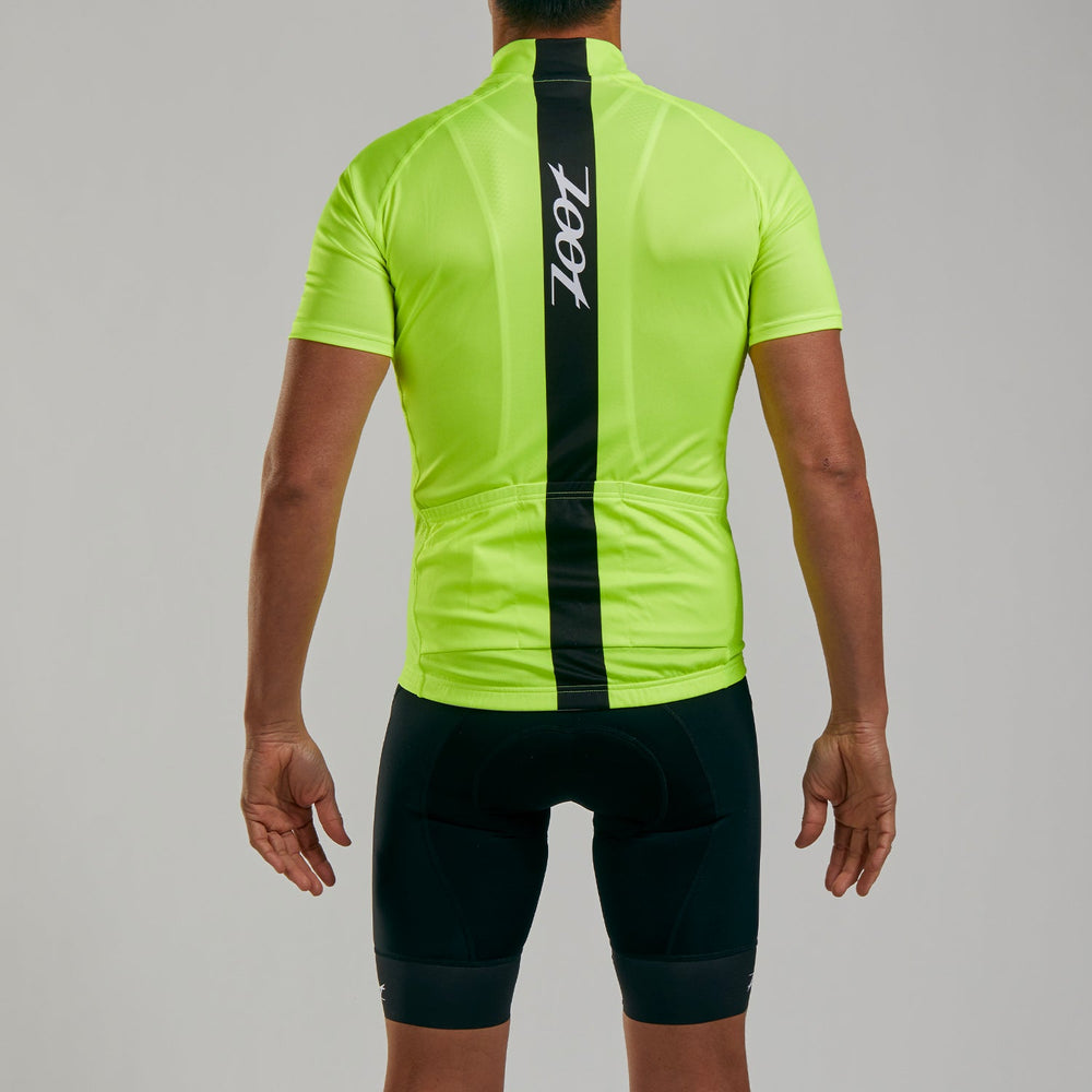 ZOOT MEN'S CYCLE CORE JERSEY - SAFETY YELLOW