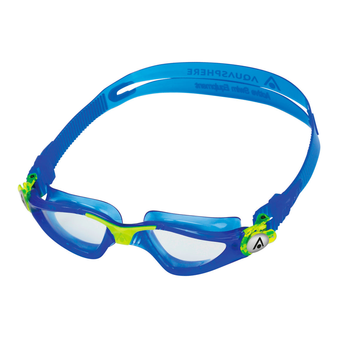 Kính bơi Aqua Sphere Kid Kayenne JR.A - Blue/Yellow: Clear Lens