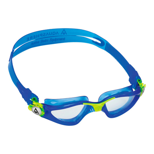 Kính bơi Aqua Sphere Kid Kayenne JR.A - Blue/Yellow: Clear Lens