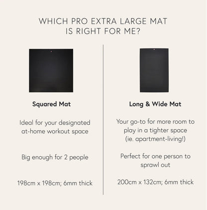 Thảm Manduka PRO Mat Long & Wide 79x52" - Đen (Black)