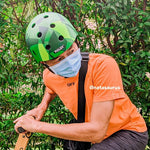 Melon Green Mamba (matte) Helmet - MUA.M106M