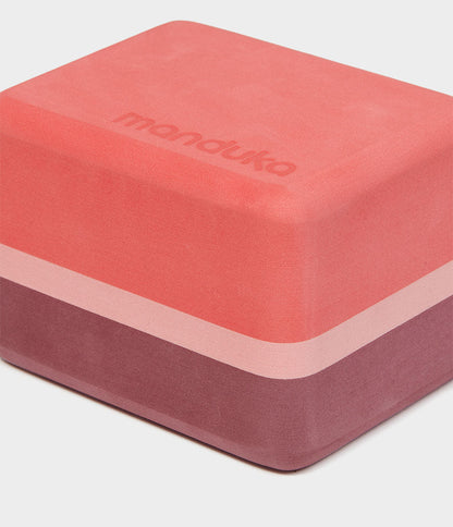 Gạch tập Yoga Manduka Recycled Foam Mini Travel Block - Clay