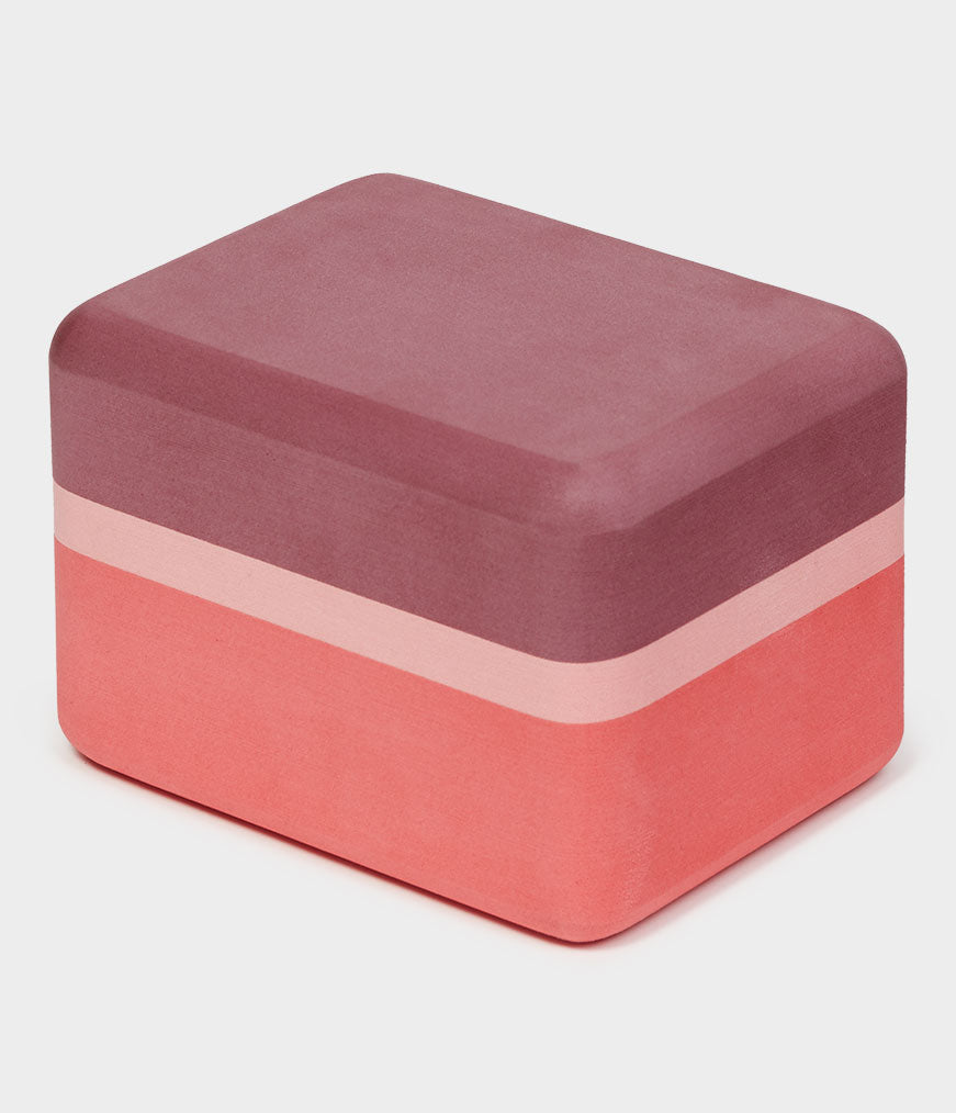 Gạch tập Yoga Manduka Recycled Foam Mini Travel Block - Clay
