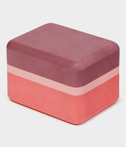 Gạch tập Yoga Manduka Recycled Foam Mini Travel Block - Clay