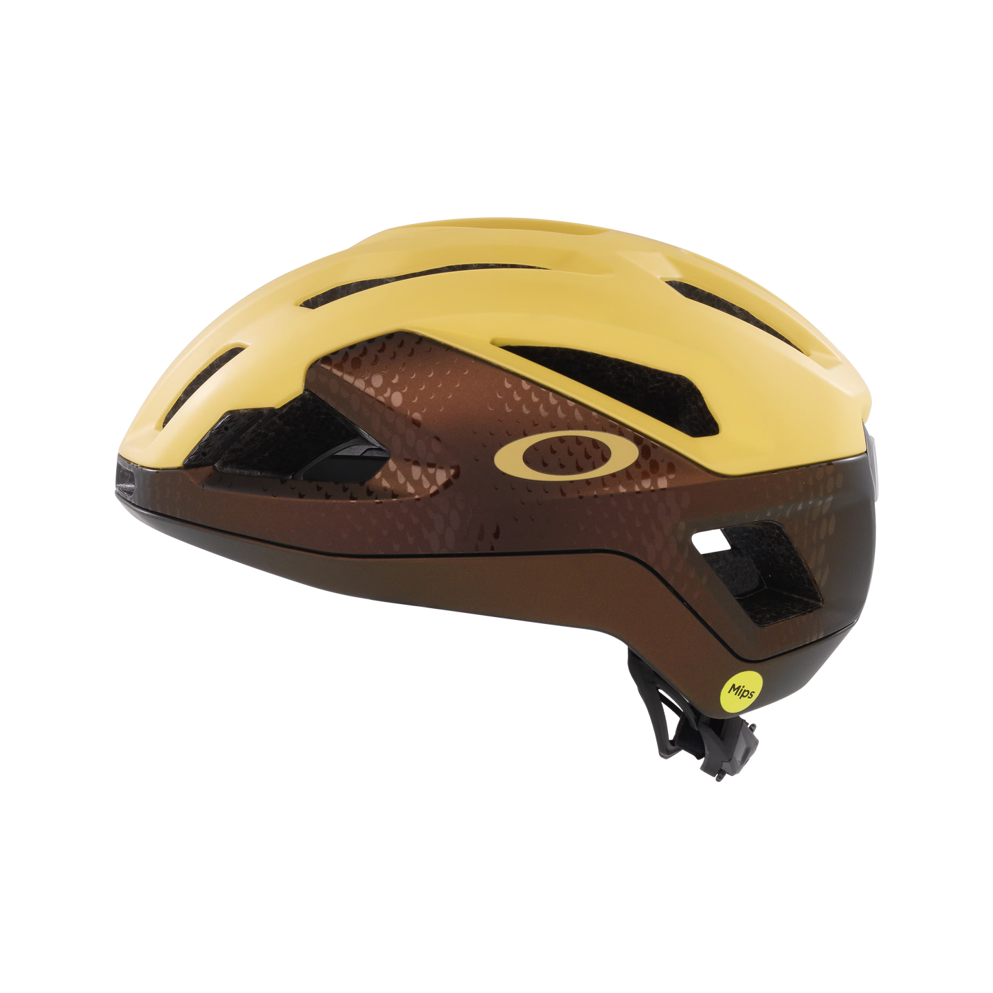 Nón bảo hiểm đạp xe Oakley ARO3 Endurance Asian - Curry/Red/Brnz Clrshft