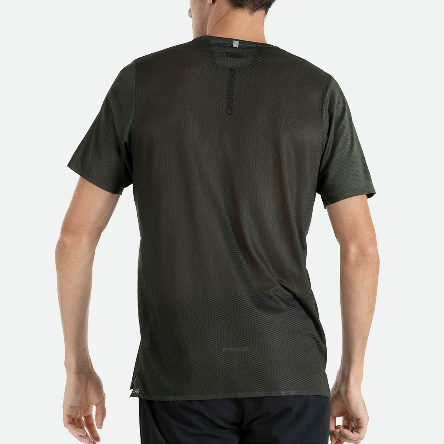 Áo chạy bộ Nam Pressio Arahi S/S Tee - Xanh Đen (Green)