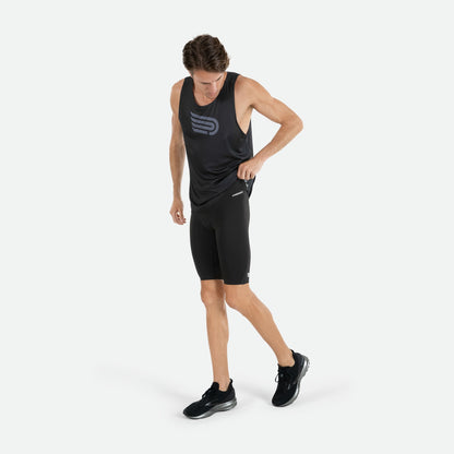 Quần Chạy Bộ Nam Pressio Equilibrium Run Short - Đen (Black)