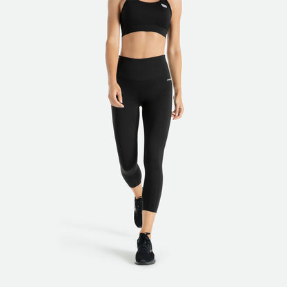 Quần Dài Bó Cơ Nữ Pressio 7/8s Compression Tight | High Rise - Đen  (Black)