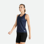 Áo chạy bộ Nữ Pressio Hapai Singlet - Xanh (Navy)