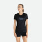 Áo Chạy Bộ Nữ Pressio Ārahi Tee - Đen (Black)