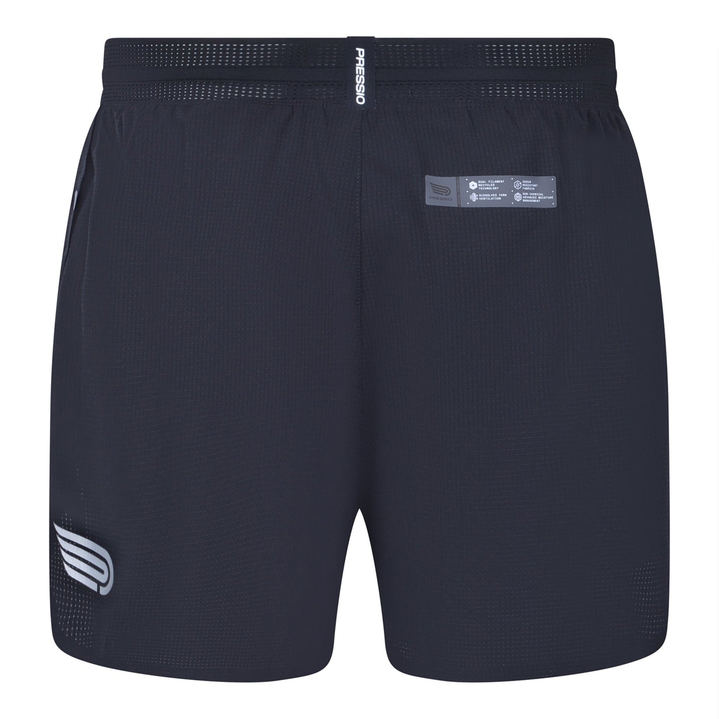 Quần chạy bộ Nam Pressio Ārahi 3" Short - Đen (Black)