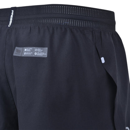 Quần chạy bộ Nam Pressio Ārahi 3" Short - Đen (Black)