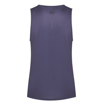 Áo chạy bộ Nam Pressio Hāpai Singlet - Tím (Dark Grey)