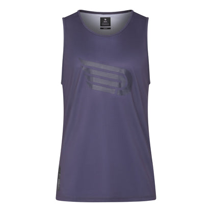 Áo chạy bộ Nam Pressio Hāpai Singlet - Tím (Dark Grey)