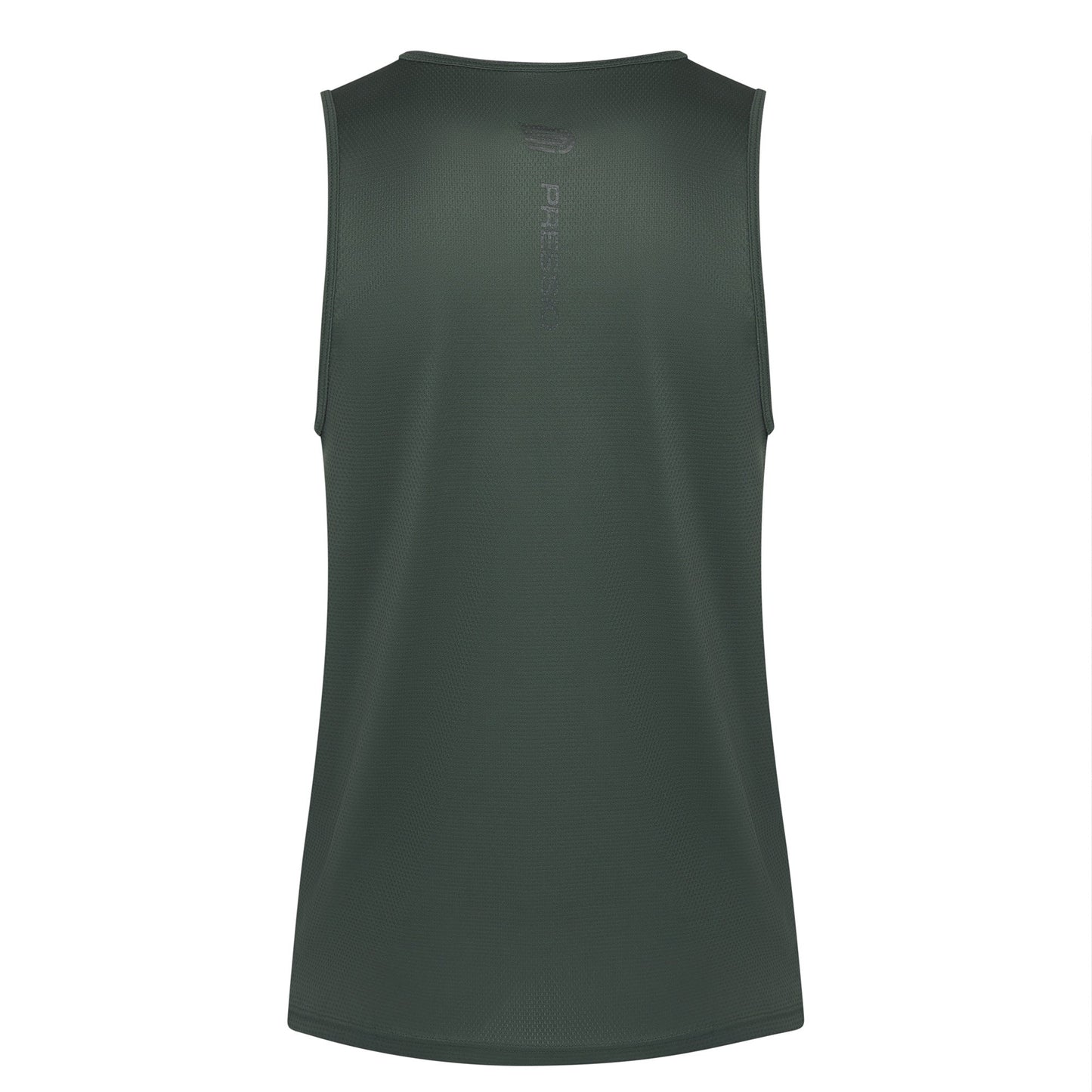 Áo chạy bộ Nam Pressio Hāpai Singlet - Xanh (Khaki)