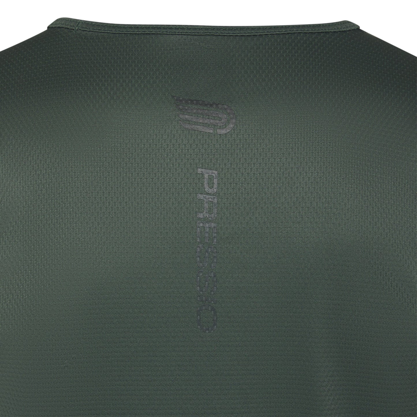 Áo chạy bộ Nam Pressio Hāpai Singlet - Xanh (Khaki)