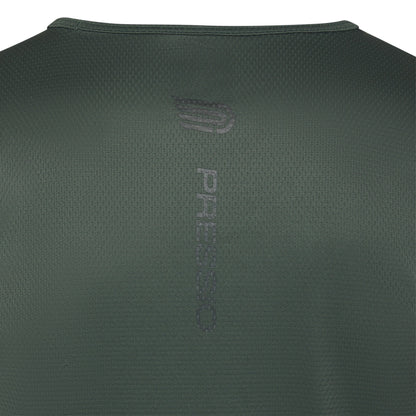 Áo chạy bộ Nam Pressio Hāpai Singlet - Xanh (Khaki)