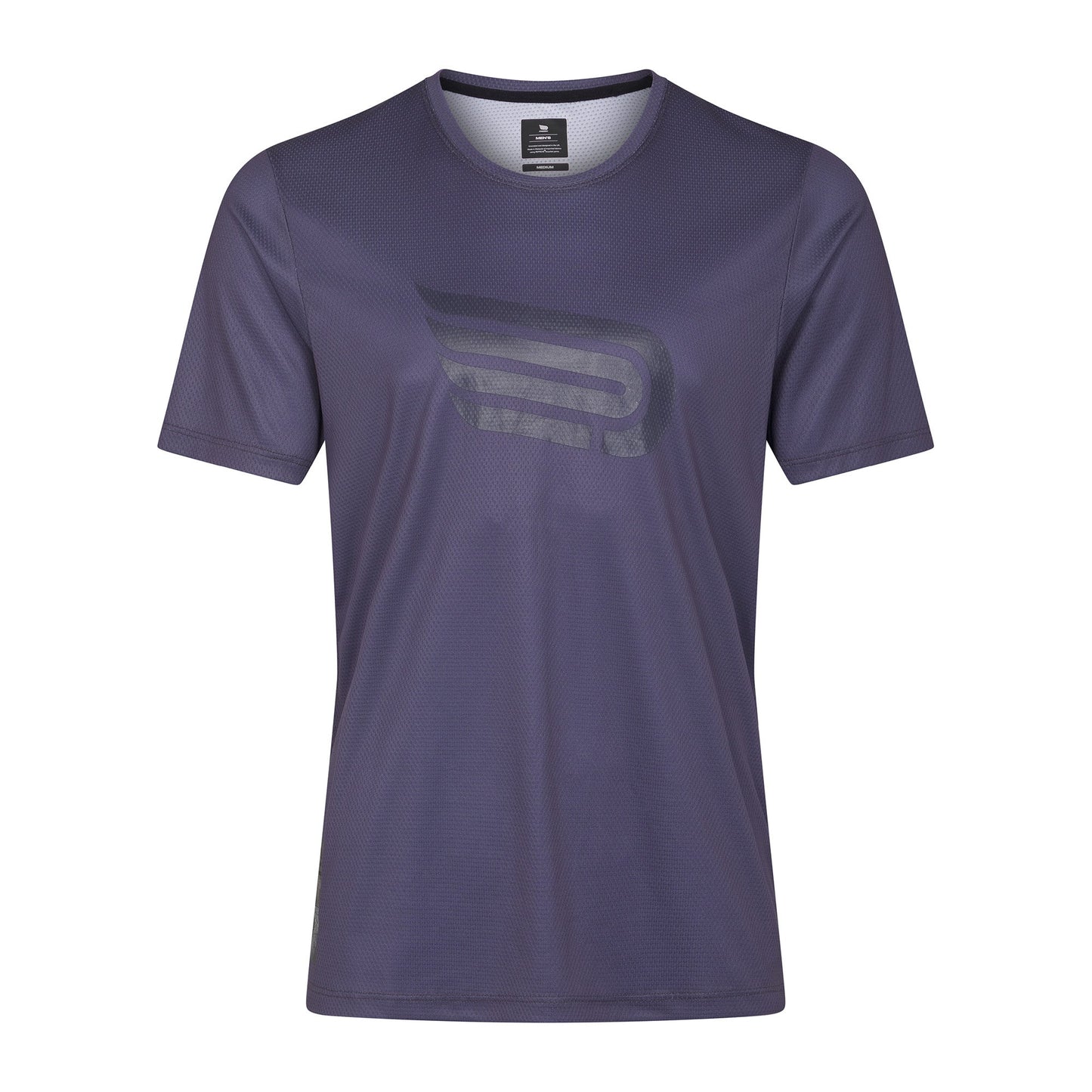 Áo chạy bộ Nam Pressio Hāpai S/S Tee - Tím (Dark Grey)