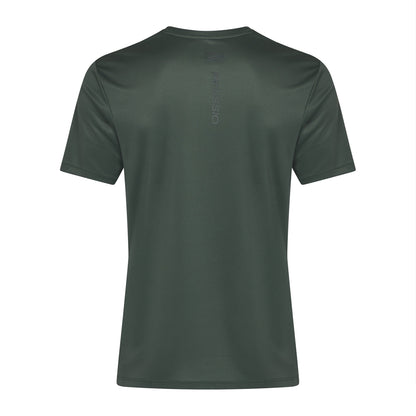 Áo chạy bộ Nam Pressio Hāpai S/S Tee - Xanh Đen (Khaki)