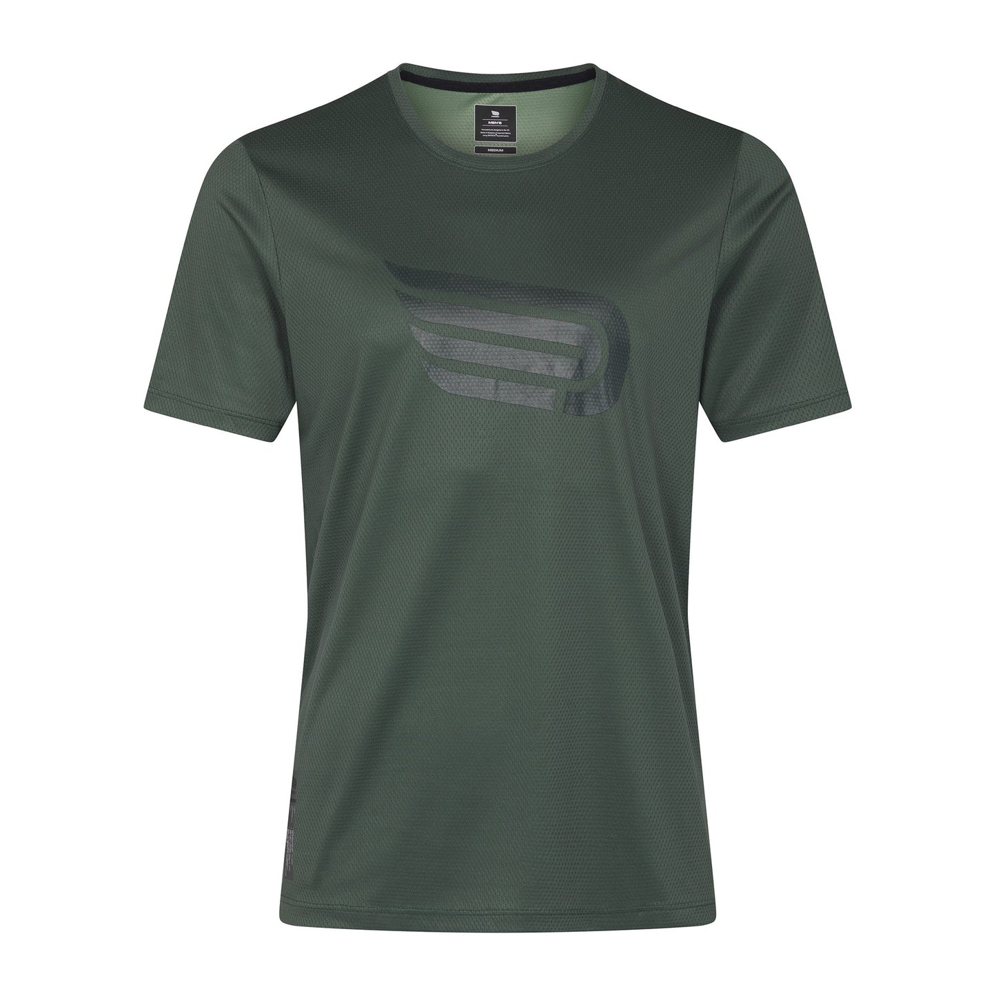 Áo chạy bộ Nam Pressio Hāpai S/S Tee - Xanh Đen (Khaki)