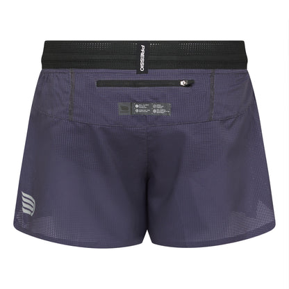 Quần chạy bộ Nữ Pressio Ārahi 3" Shorts - Tím (Dark Grey)