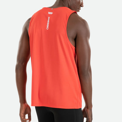Áo Chạy Bộ Nam Pressio Hapai Singlet - Đỏ (Red)