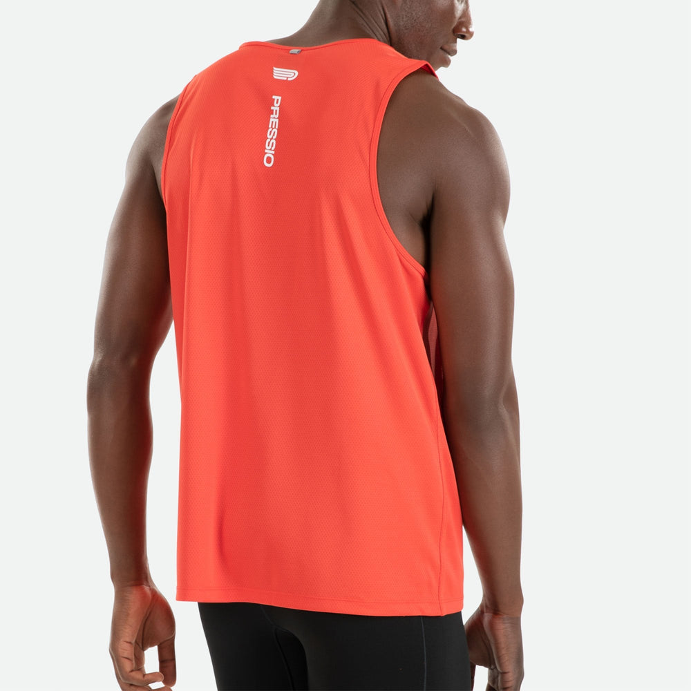 Áo chạy bộ Nam Pressio Hapai Singlet - Đỏ (Red)