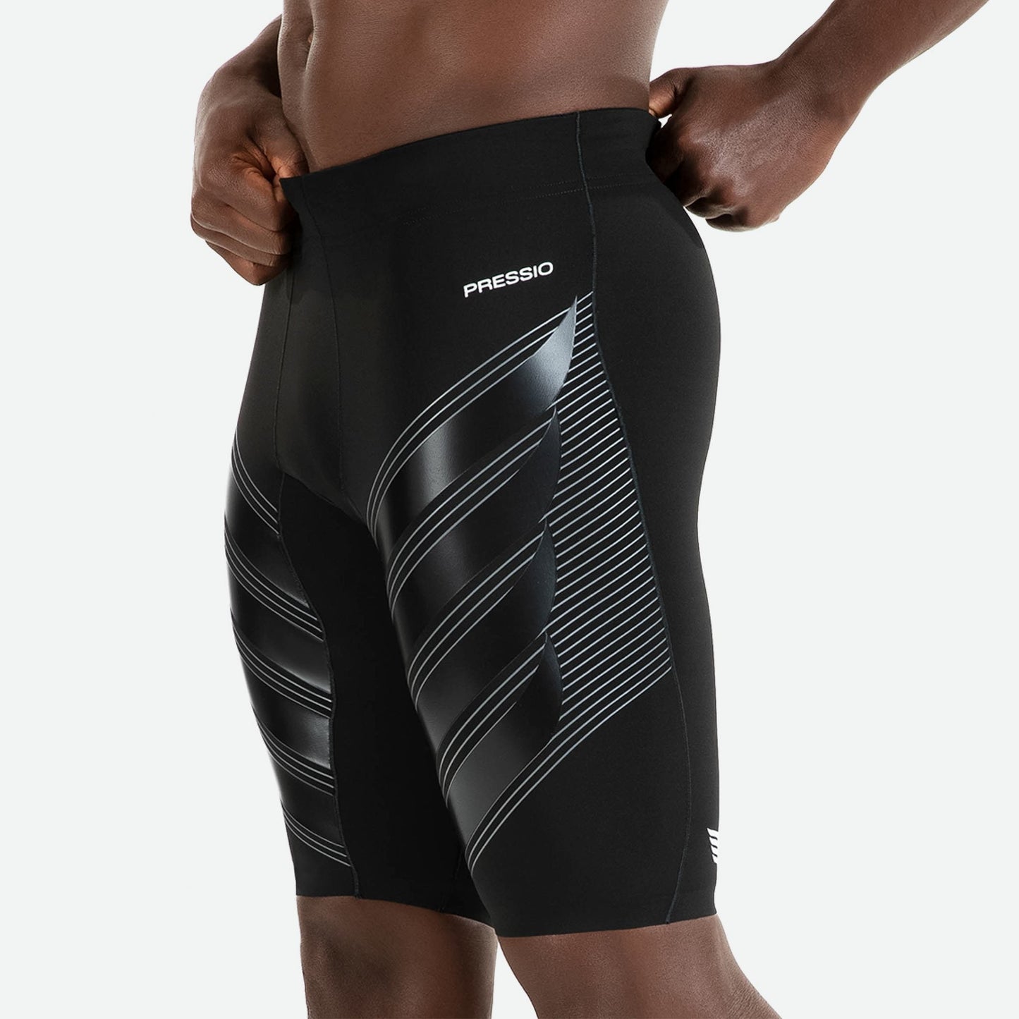 Quần Bó Cơ Nữ Pressio Power Short - Đen (Black)