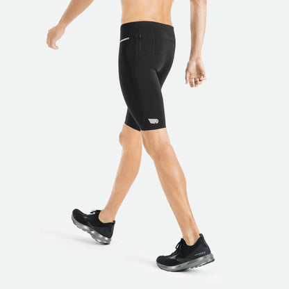 Quần Chạy Bộ Nam Pressio Equilibrium Run Short - Đen (Black)