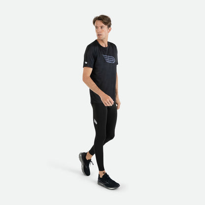 Quần chạy bộ Nam Pressio Equilibrium Run Tight - Đen (Black)