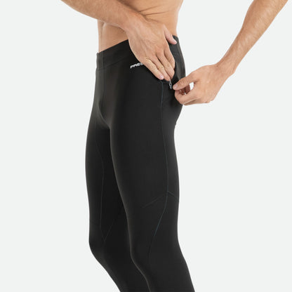 Quần chạy bộ Nam Pressio Equilibrium Run Tight - Đen (Black)