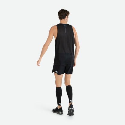Áo Chạy Bộ Nam Pressio Arahi Singlet - Đen (Black)