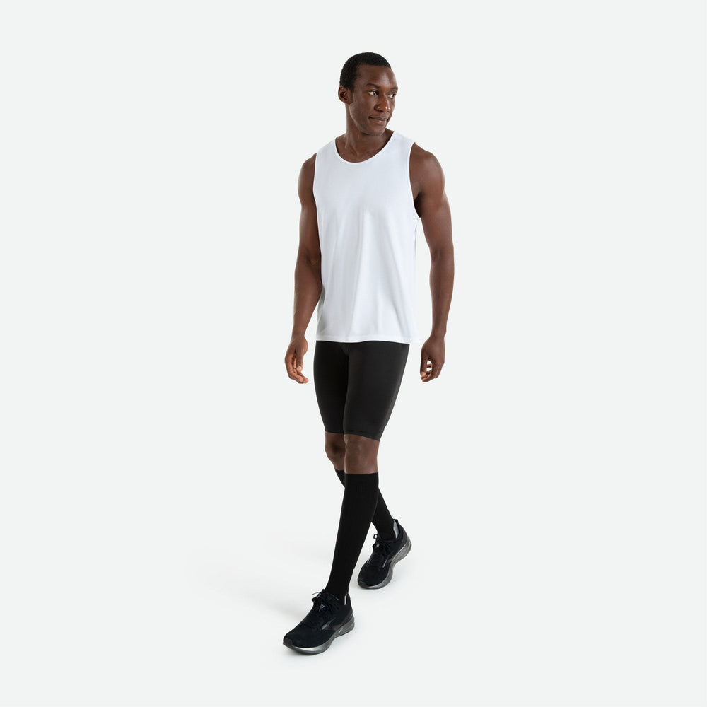 Áo chạy bộ Nam Pressio Hapai Singlet - Trắng (White)