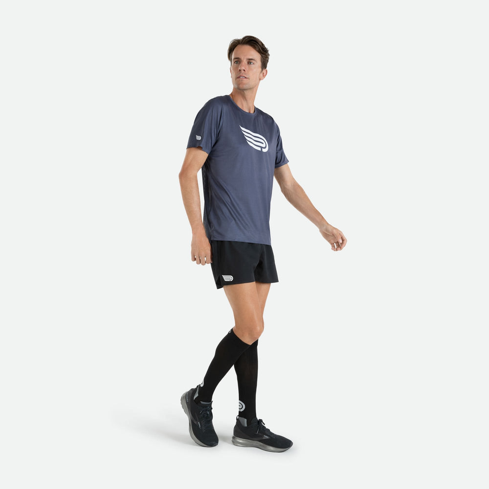 Áo chạy bộ Nam Pressio Arahi S/S Tee - Xám (Grey)
