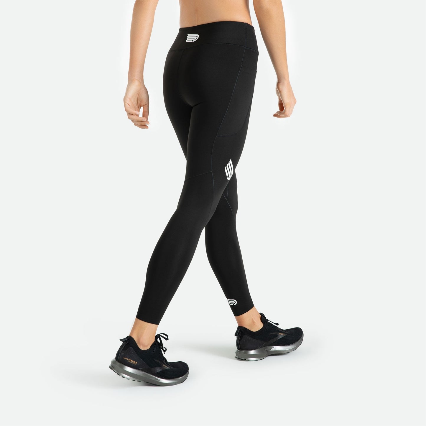 Quần Chạy bộ Nữ Pressio Equilibrium Tight - Đen (Black)