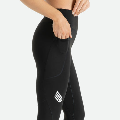 Quần Chạy bộ Nữ Pressio Equilibrium Tight - Đen (Black)