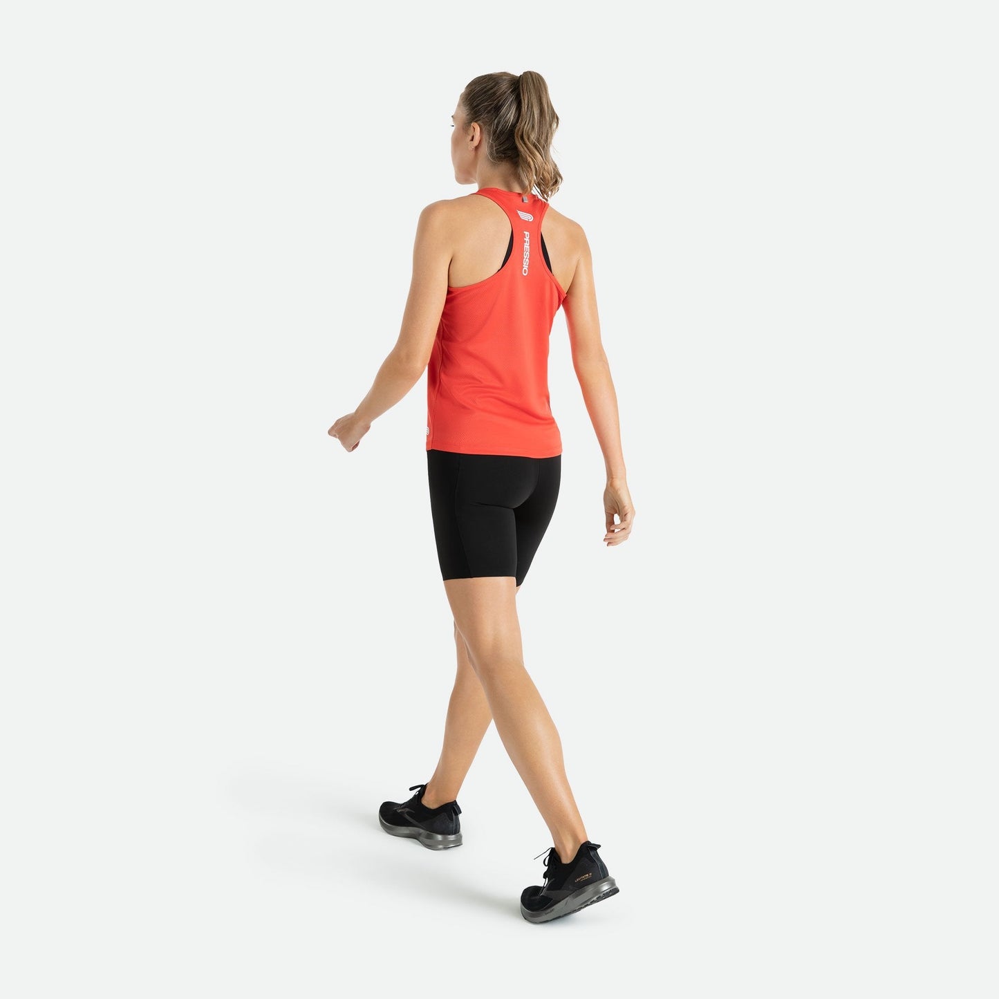 Áo Chạy Bộ Nữ Pressio Hapai Singlet - Đỏ (Red)