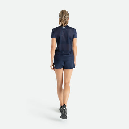 Quần Chạy Bộ Nữ Pressio Arahi 3" Short - Xanh (Navy)