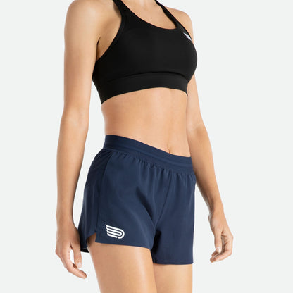 Quần Chạy Bộ Nữ Pressio Arahi 3" Short - Xanh (Navy)