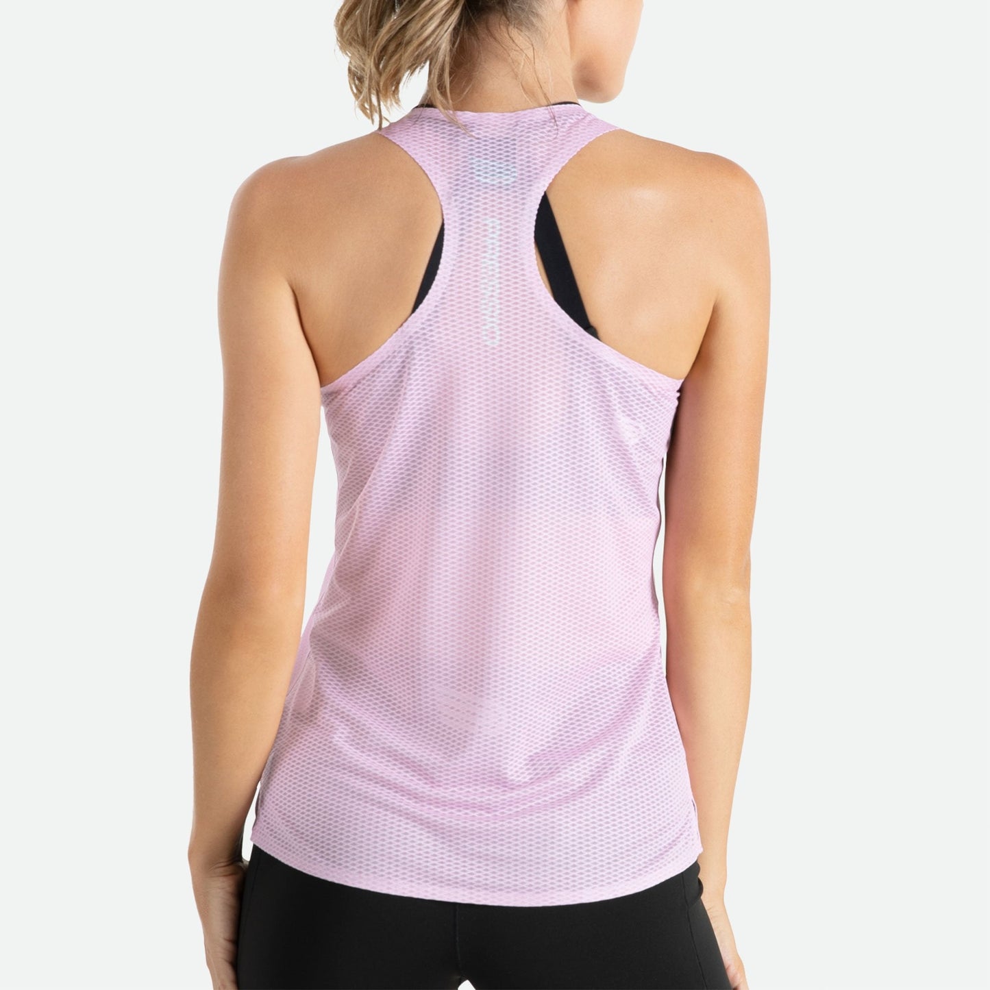 Áo Chạy Bộ Nữ Pressio Arahi Singlet - Hồng (Pink/White)