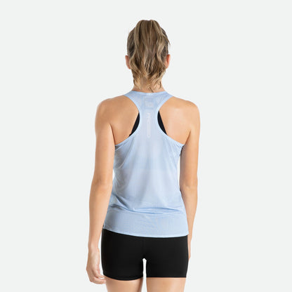 Áo Chạy Bộ Nữ Pressio Arahi Singlet - Xanh (Blue)
