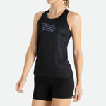 Áo chạy bộ Nữ Pressio Arahi Singlet - Đen (Black)