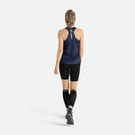 Áo chạy bộ Nữ Pressio Hapai Singlet - Xanh (Navy)