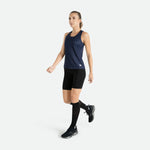 Áo chạy bộ Nữ Pressio Hapai Singlet - Xanh (Navy)