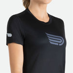 Áo chạy bộ Nữ Pressio Ārahi Tee - Đen (Black)