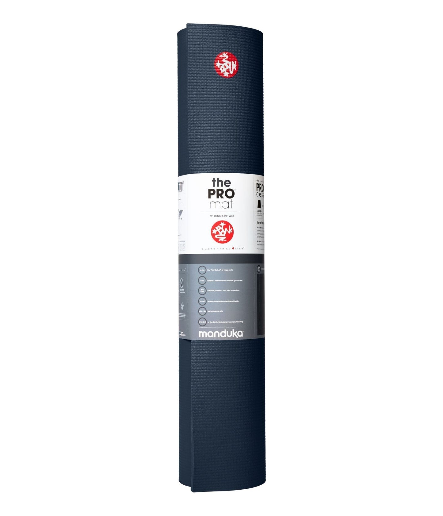 Thảm Manduka PRO Mat 71" Solid - Xanh Đen (Midnight)