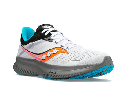 Giày chạy bộ Nam Saucony Ride 16 - Trắng (White/Gravel)