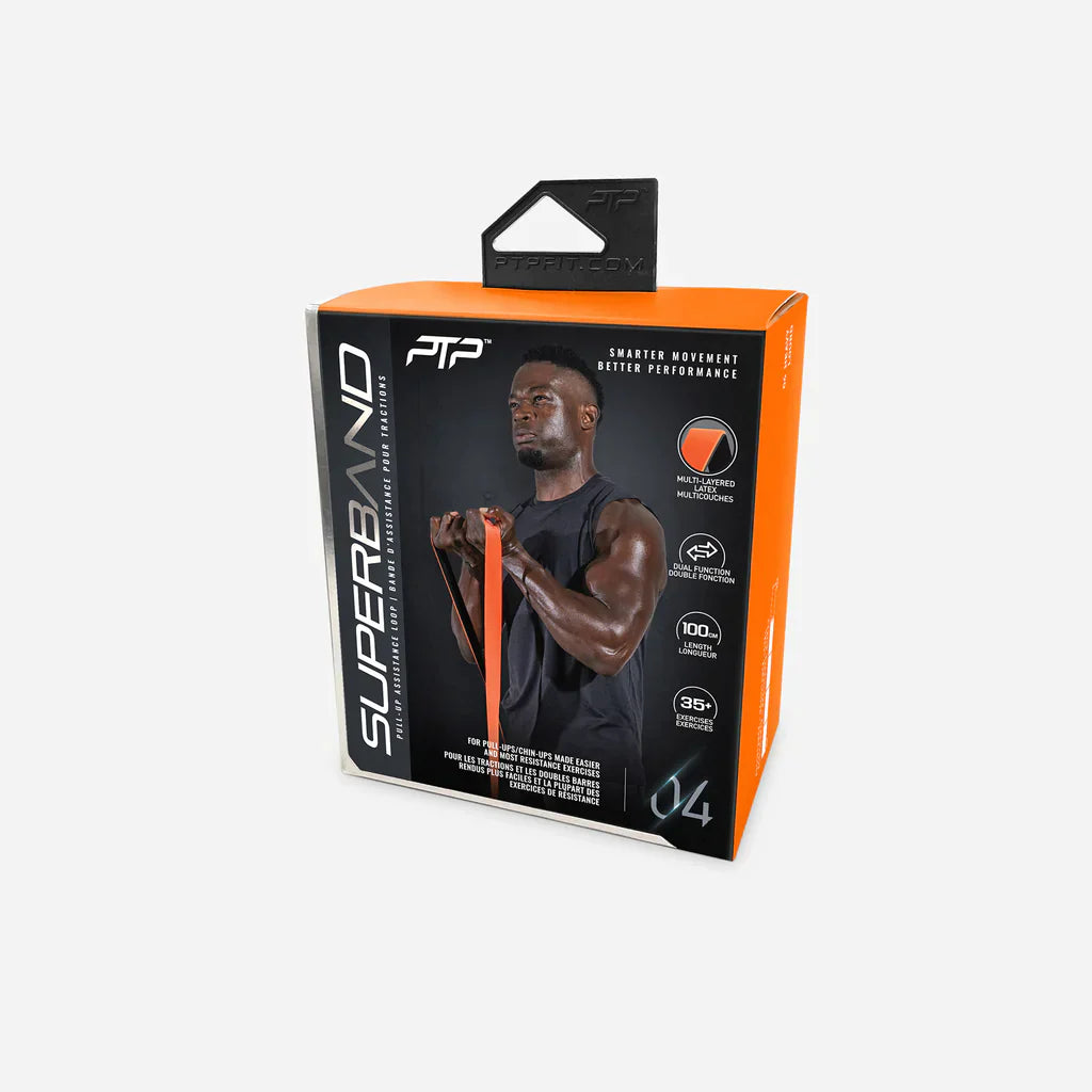 Bộ băng tập đàn hồi PTP Superband Heavy - Cam (Orange Dual)