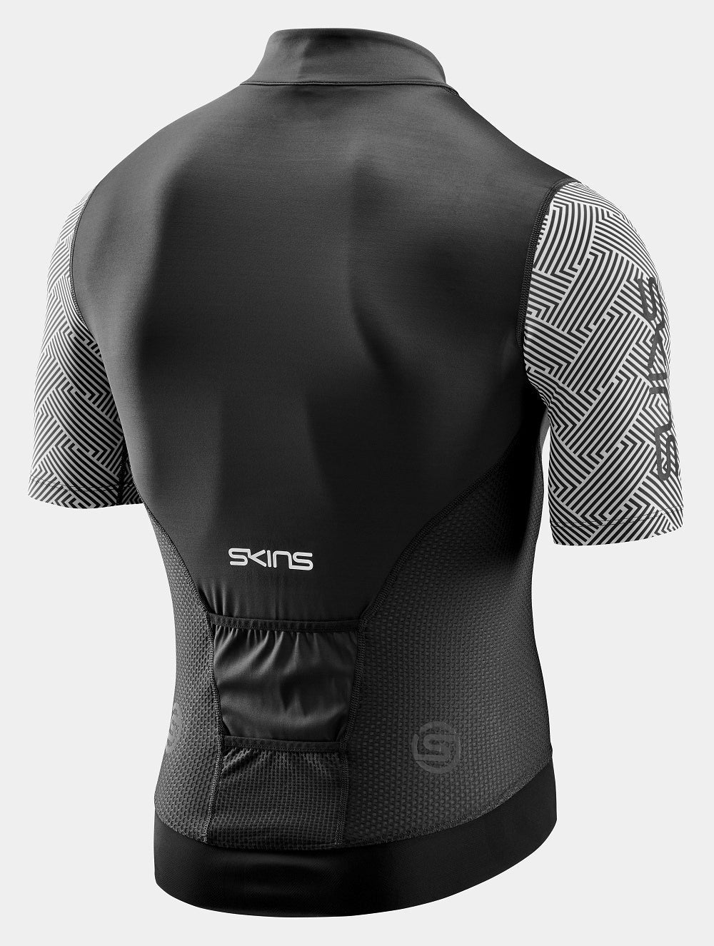 Áo đạp xe Nam Skins Men's Cycle Elite Jersey - Đen (Graphite)