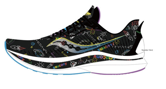 Giày chạy bộ Nam Saucony Endorphin Speed 2 - Đen (Black/Multi)